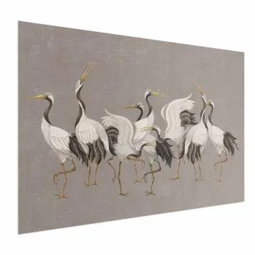 Plakat Taniec żurawi 42x29,7 cm bez ramy bez marginesu