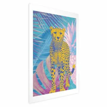 Plakat Egzotyczny Lampart 60x90 cm bez ramy bez marginesu