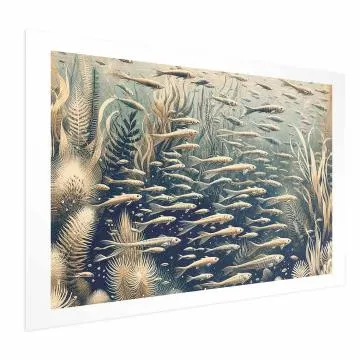Plakat Oceaniczna przyroda 90x60 cm bez ramy z marginesem