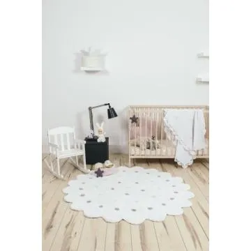 Dywan dziecięcy GALLETITA BLANCO 140x140 biały