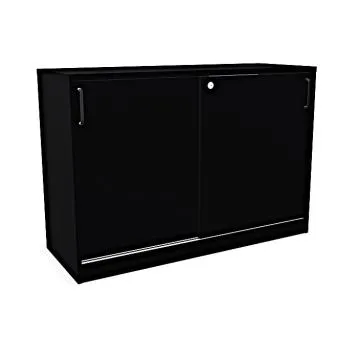 Szafka biurowa przesuwna EASY SPACE CABINET S 1.5-OH 120cm czarna zamykana