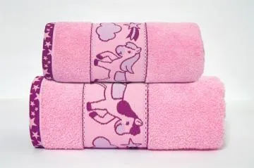 Ręcznik Greno Kids 70X125 Pony różowy Premium