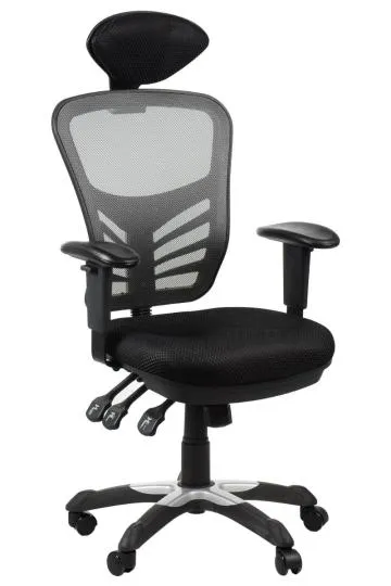 Fotel biurowy HG-0001H szary