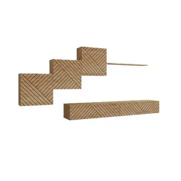 Meblościanka SWITCH LAMEL X dąb wotan