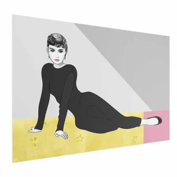 Plakat Piękna Audrey 60x40 cm bez ramy bez marginesu