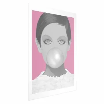 Plakat Guma balonowa 60x90 cm bez ramy z marginesem