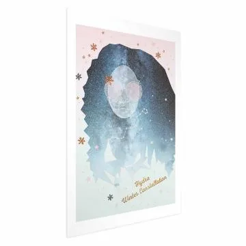 Plakat Winter Constellation 29,7x42 cm bez ramy z marginesem