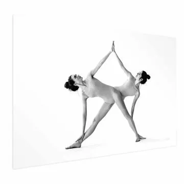 Plakat Joga 90x60 cm bez ramy z marginesem