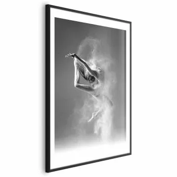 Plakat Baletnica 60x90 cm z ramą czarną z marginesem