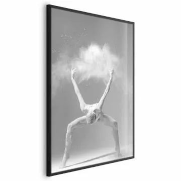 Plakat Niesamowita poza 29,7x42 cm z ramą czarną bez marginesu
