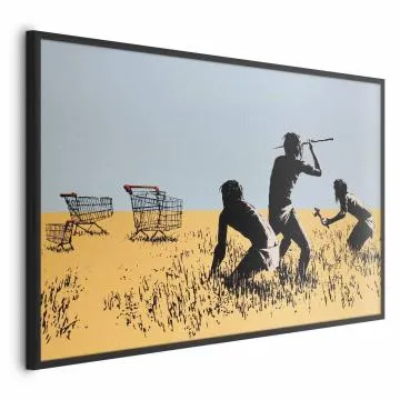 Plakat Łowcy promocji 90x60 cm z ramą czarną bez marginesu