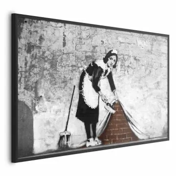 Plakat Pokojówka 90x60 cm z ramą czarną bez marginesu