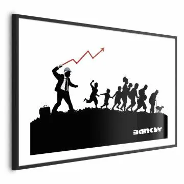 Plakat Wyścig 30x21 cm z ramą czarną z marginesem