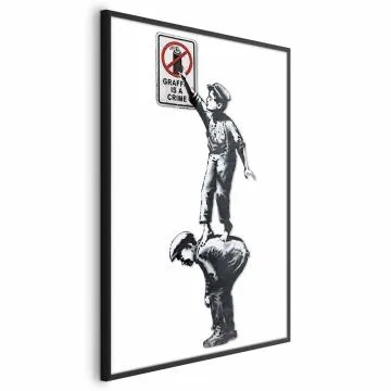Plakat Graffiti 60x90 cm z ramą czarną bez marginesu