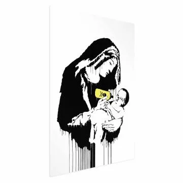 Plakat Karmiąca matka 60x90 cm bez ramy bez marginesu