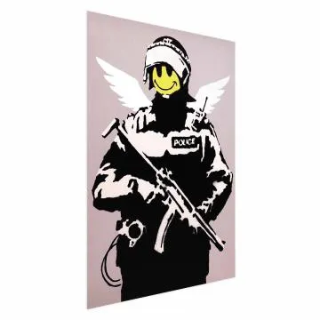 Plakat Policjant 40x60 cm bez ramy bez marginesu