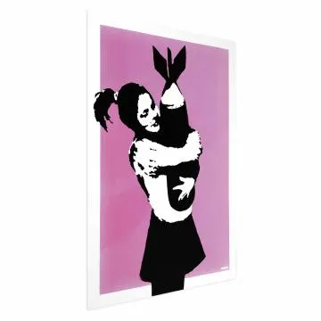 Plakat Bombowy uścisk 60x90 cm bez ramy bez marginesu
