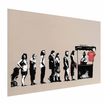 Plakat Zniszczyć kapitalizm 60x40 cm bez ramy bez marginesu