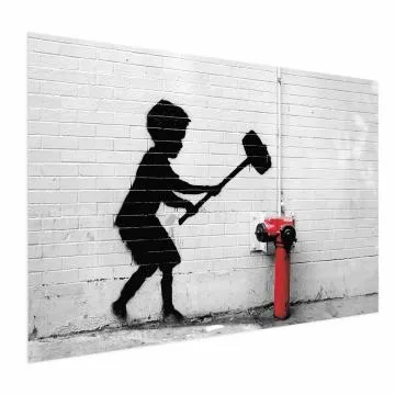 Plakat Zniszczyć hydrant 30x21 cm bez ramy bez marginesu