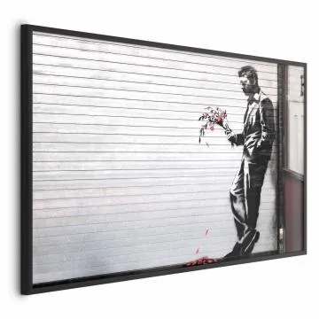 Plakat Zakochany 30x21 cm z ramą czarną bez marginesu