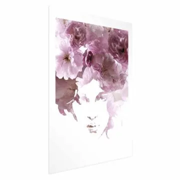 Plakat Kwieciste spojrzenie 60x90 cm bez ramy z marginesem