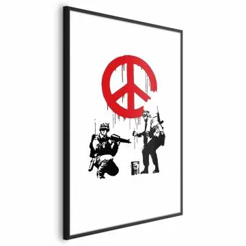 Plakat Soldiers 21x30 cm z ramą czarną z marginesem