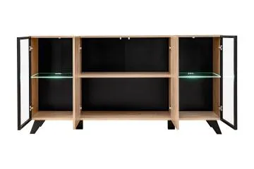 Komoda LIAM 160 LED hickory jackson