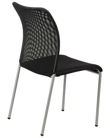 Krzesło biurowe HN-7502 czarne/aluminium