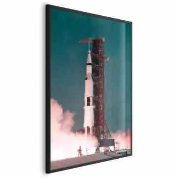 Plakat Wielki start 40x60 cm z ramą czarną bez marginesu