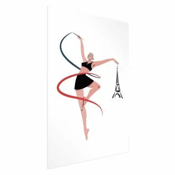 Plakat Gimnastyka artystyczna 60x90 cm bez ramy z marginesem