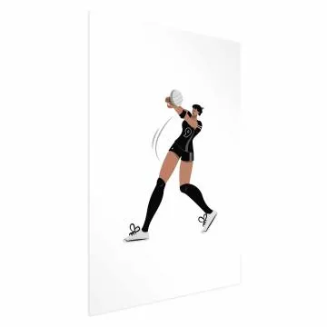 Plakat Siatkarka 40x60 cm bez ramy bez marginesu