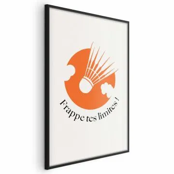 Plakat Lotka na tle pomarańczu 60x90 cm z ramą czarną bez marginesu