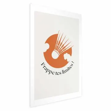 Plakat Lotka na tle pomarańczu 60x90 cm bez ramy z marginesem