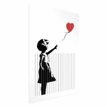 Plakat Pocięty Banksy 29,7x42 cm bez ramy z marginesem