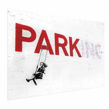 Plakat Parking 90x60 cm bez ramy bez marginesu