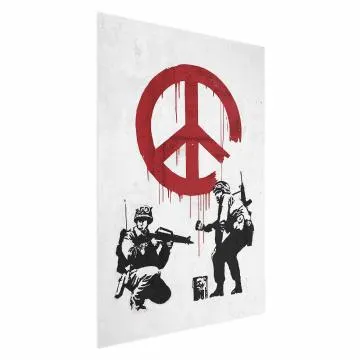 Plakat Wojna i pokój 40x60 cm bez ramy bez marginesu