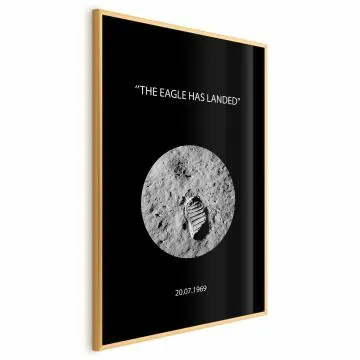 Plakat The Eagle 60x90 cm z ramą złotą bez marginesu