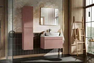 Szafka pod umywalkę ICONIC ROSE 82 80cm różowa