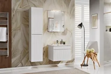 Szafka pod umywalkę ICONIC WHITE 82 60cm biała