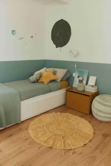 Dywan dziecięcy SUNNY Ø100 cm żółty