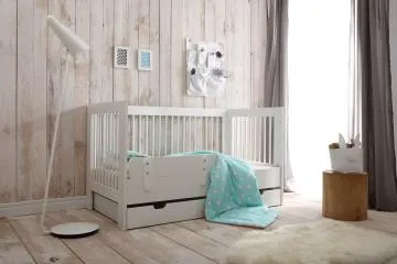 Łóżeczko dziecięce BASIC 140x70 białe