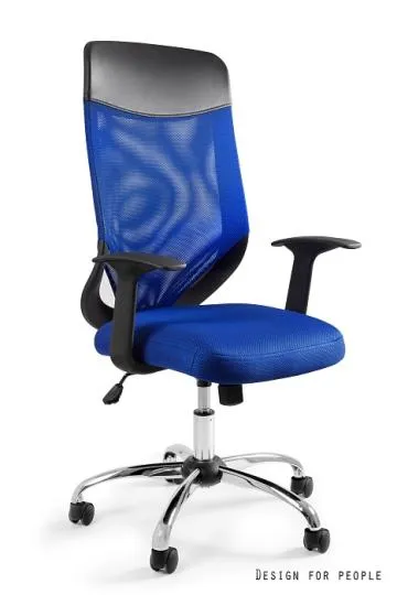 Fotel biurowy MOBI PLUS niebieski