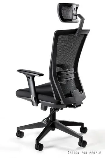 Fotel biurowy ERGONIC czarny