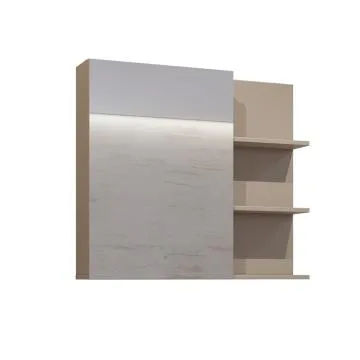 Szafka łazienkowa GAJA 1D 78cm congo z lustrem