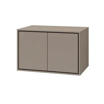 Szafka pod umywalkę nablatową GAJA 2D 78cm congo/czarna