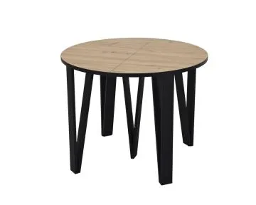 Stół rozkładany Jaśmin ∅100 cm dąb artisan