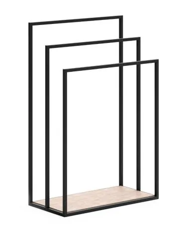 Wieszak na ręczniki JM-01 czarny
