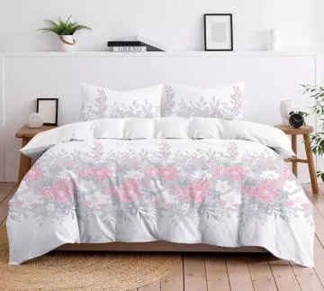 Pościel bawełniana Greno Premium New Joy 160x200 cm szara
