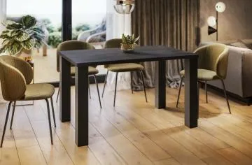 Stół rozkładany JUKA 130(220)x80 beton ciemny