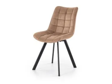 Krzesło tapicerowane K332 VELVET beżowe